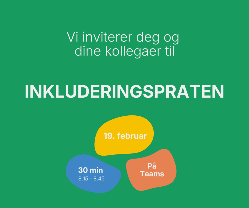 Inkluderingspraten 19. februar invitasjon