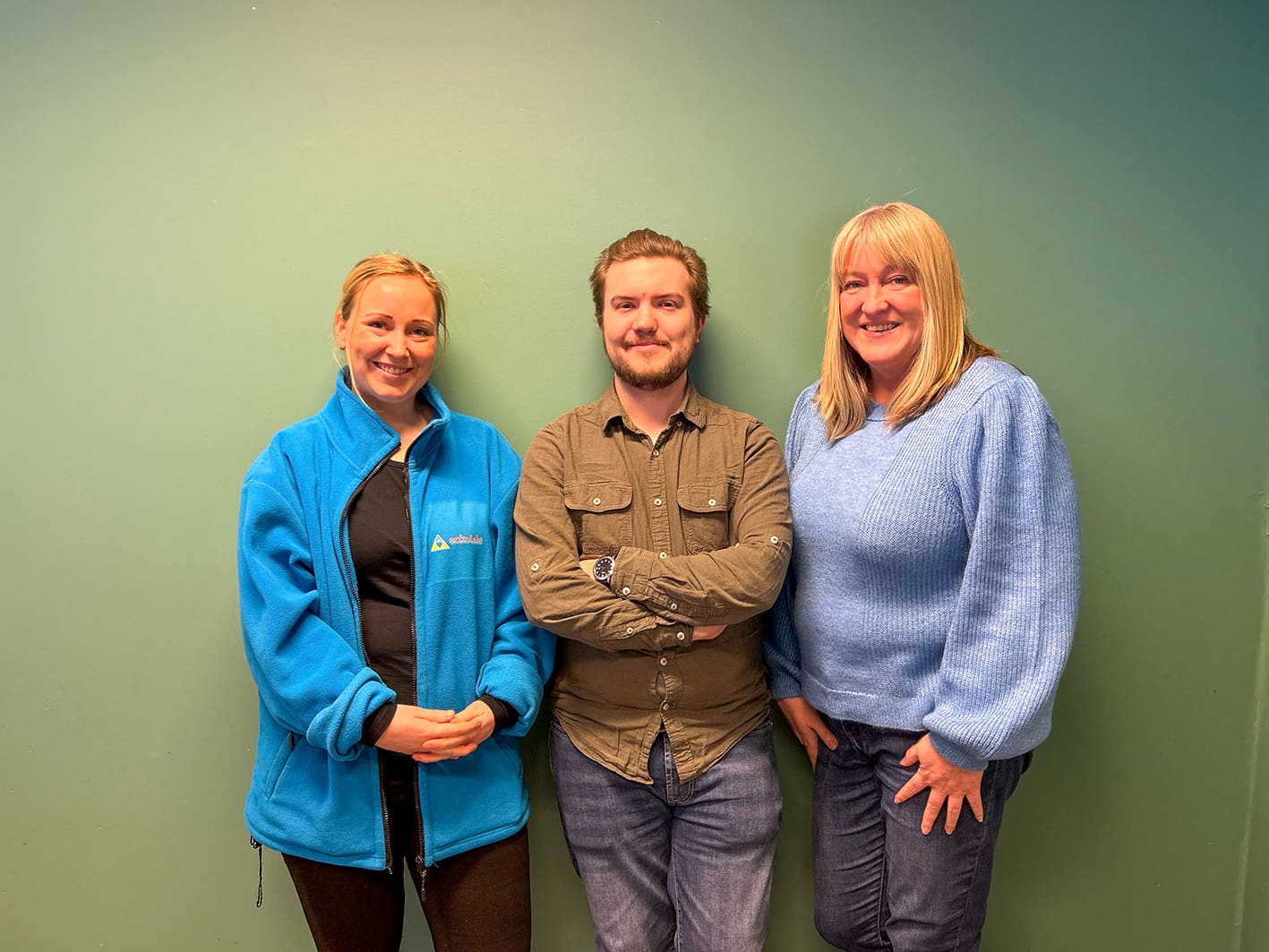 Thea Auran (Pedagogisk leder), Martin Bekkevold og Hege Devik (Fagopplæringskoordinator)